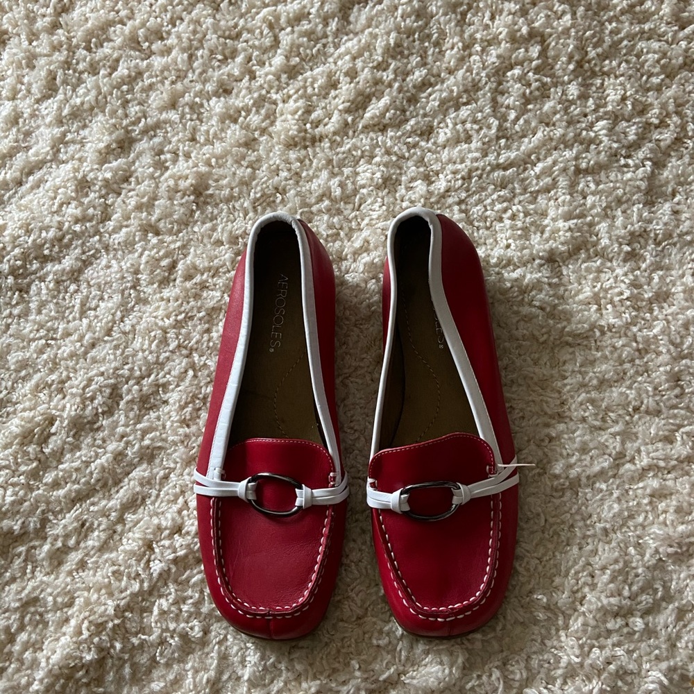 Leather loafers